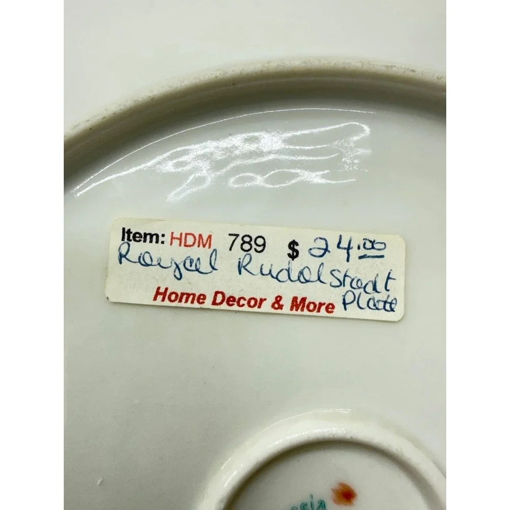 Royal Rudolstadt Porcelain Plate‎